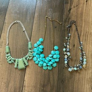 blue costume jewelry